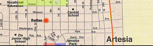 Part of a Map of Artesia