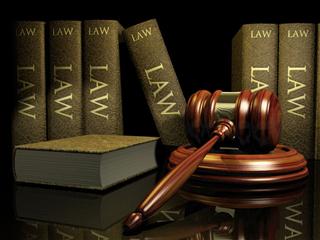 Law Books and Gavel