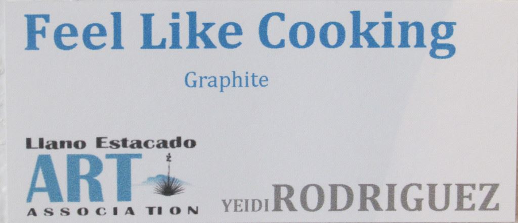 007 Feel Like Cooking Label