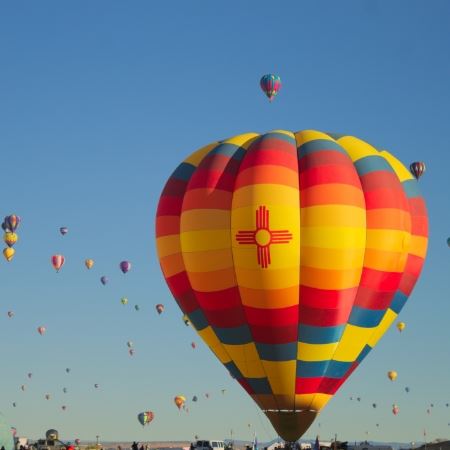 hot air balloons