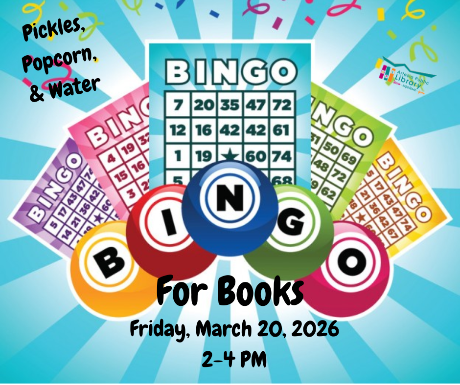Bingo for books 3-20-26